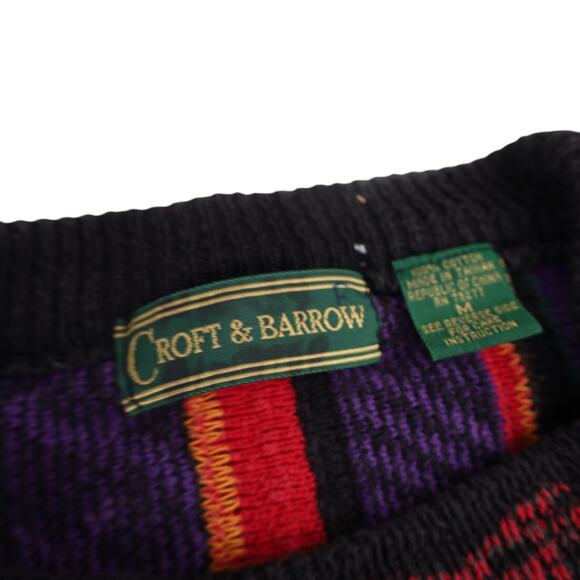 Vintage Croft & Barrow Vibrant Textured Knit Sweater - Picture 6 of 6